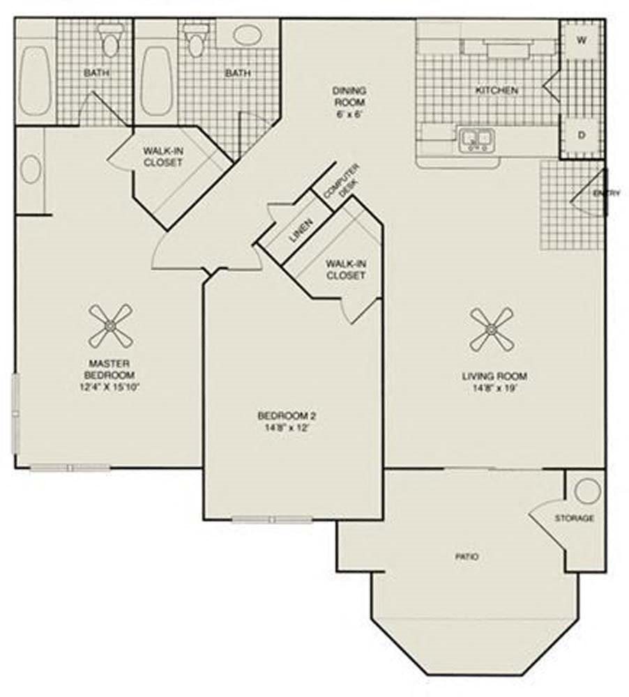Diamond Floor Plan Layout Diamond Floor Plan Layout at Biscayne Bay, Chandler, AZ